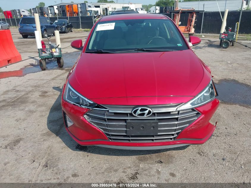 2019 Hyundai Elantra Sel VIN: 5NPD84LF9KH446011 Lot: 39853476