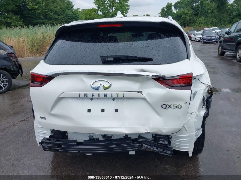 2022 Infiniti Qx50 Luxe VIN: 3PCAJ5BB5NF107146 Lot: 39853510