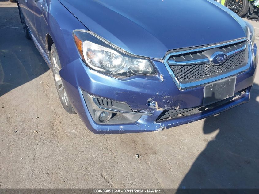 2016 Subaru Impreza 2.0I Sport Premium VIN: JF1GPAP63G9341883 Lot: 39853540