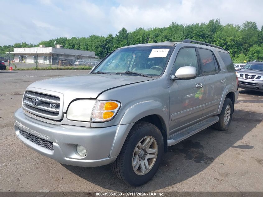 2004 Toyota Sequoia Limited V8 VIN: 5TDBT48A04S219841 Lot: 39853569