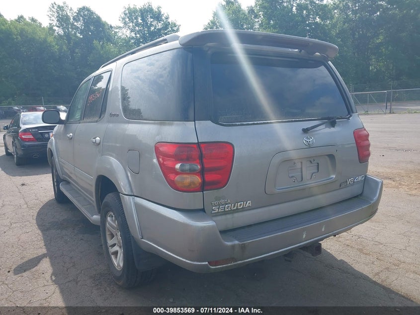 2004 Toyota Sequoia Limited V8 VIN: 5TDBT48A04S219841 Lot: 39853569