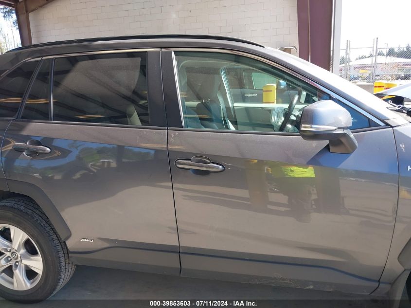 2021 Toyota Rav4 Hybrid Xle VIN: 4T3R6RFV6MU024866 Lot: 39853603