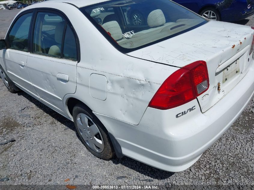 2HGES16585H523327 | 2005 HONDA CIVIC