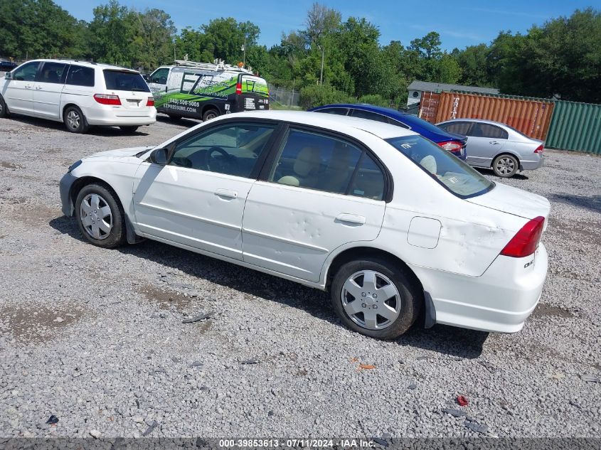 2HGES16585H523327 | 2005 HONDA CIVIC