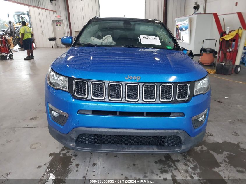 2018 Jeep Compass Latitude VIN: 3C4NJCBB0JT134126 Lot: 39853635