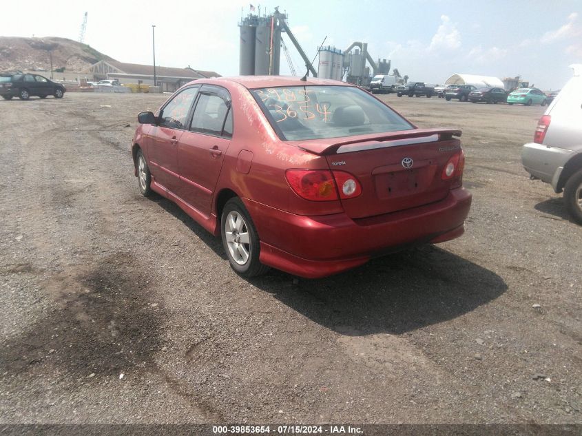 2003 Toyota Corolla S VIN: 2T1BR32E83C028261 Lot: 39853654