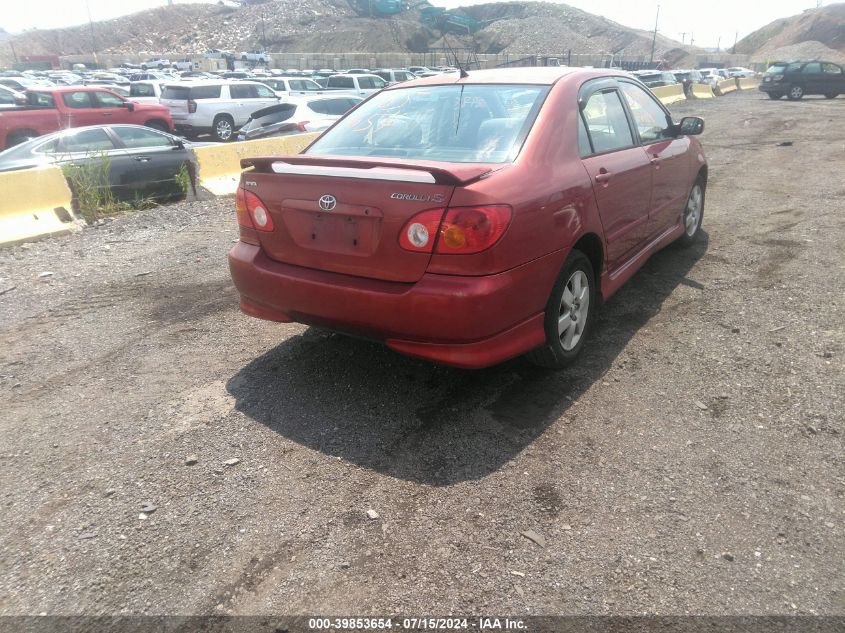 2003 Toyota Corolla S VIN: 2T1BR32E83C028261 Lot: 39853654