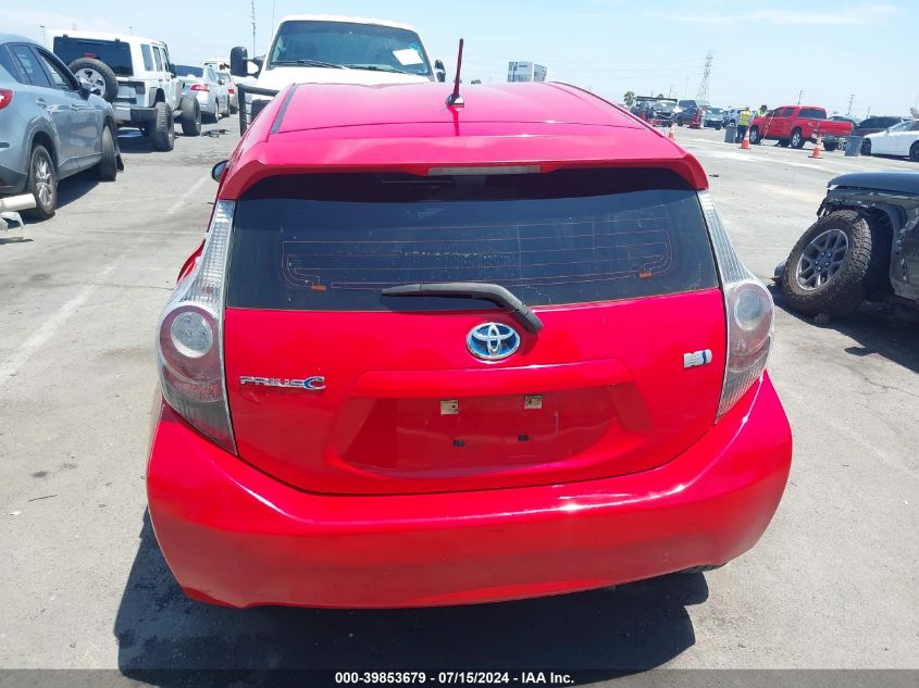 2013 Toyota Prius C One VIN: JTDKDTB33D1548466 Lot: 39853679