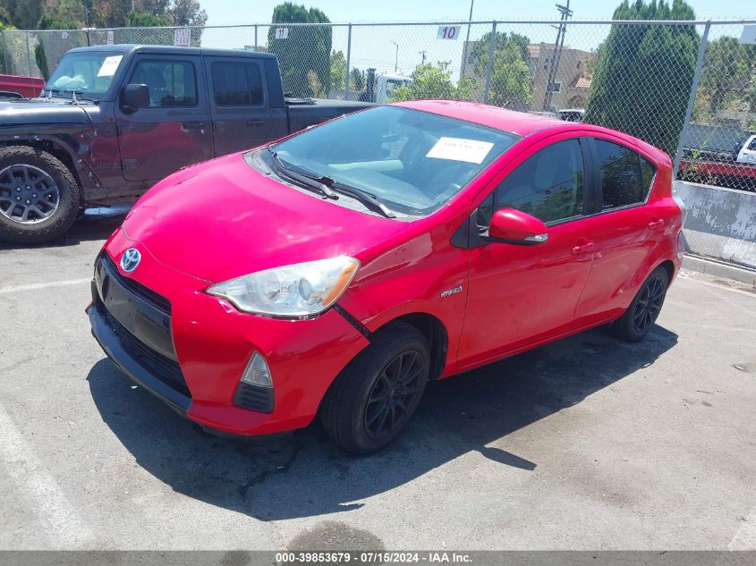 2013 Toyota Prius C One VIN: JTDKDTB33D1548466 Lot: 39853679