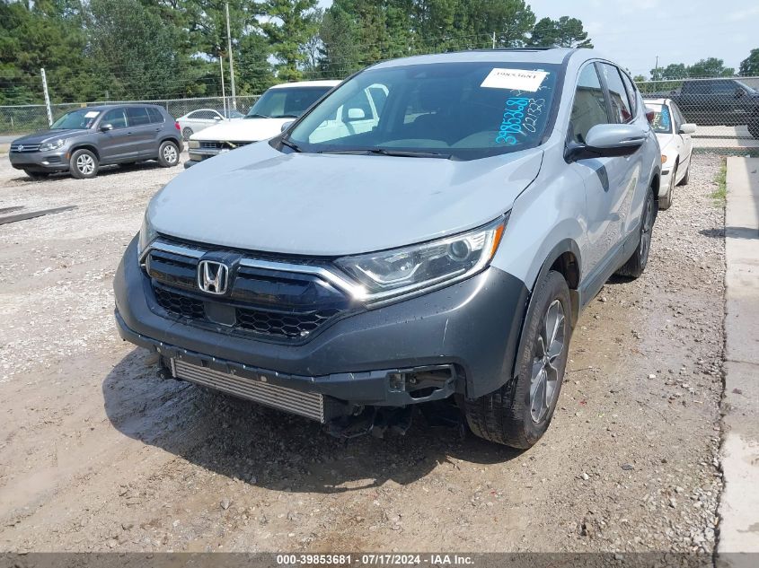 2022 Honda Cr-V 2Wd Ex VIN: 5J6RW1H57NA021323 Lot: 39853681