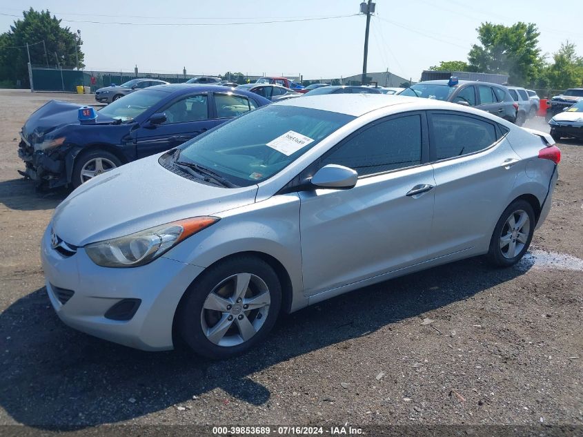 2013 Hyundai Elantra Gls VIN: 5NPDH4AE7DH269391 Lot: 39853689