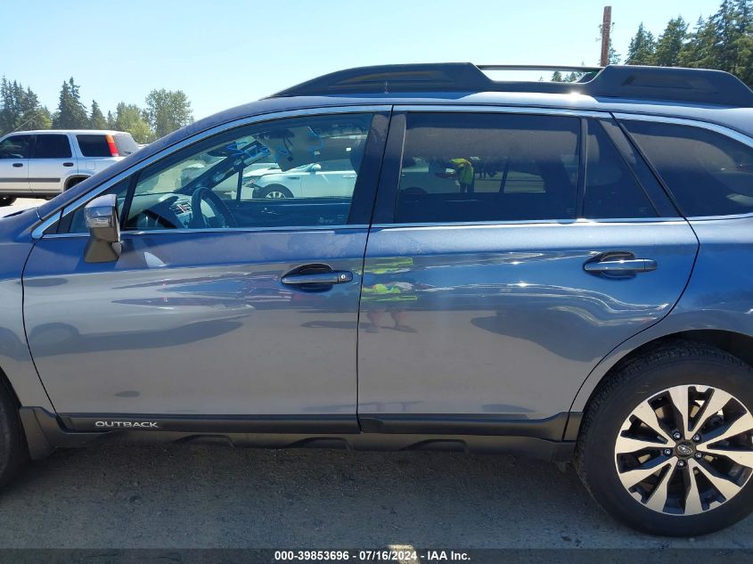 2015 Subaru Outback 2.5I Limited VIN: 4S4BSANC6F3308238 Lot: 39853696