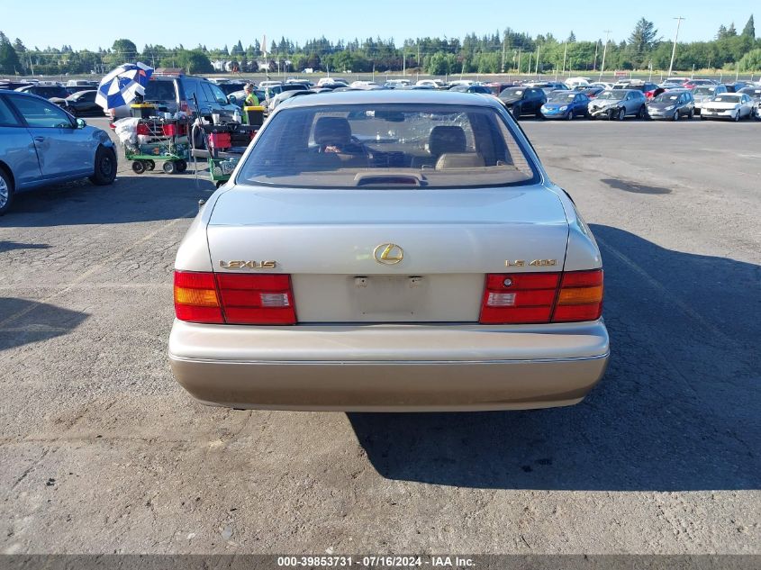 1996 Lexus Ls 400 VIN: JT8BH22F7T0062514 Lot: 39853731