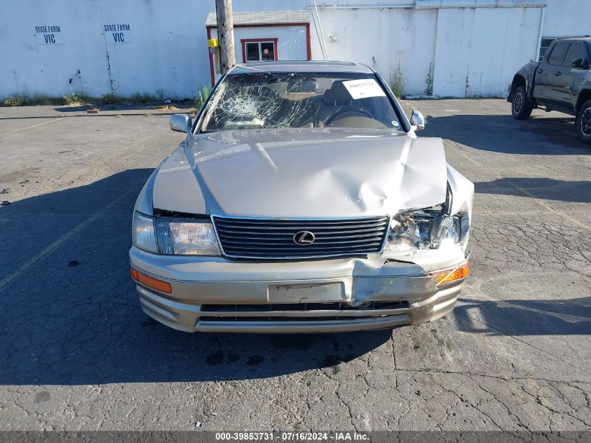 1996 Lexus Ls 400 VIN: JT8BH22F7T0062514 Lot: 39853731