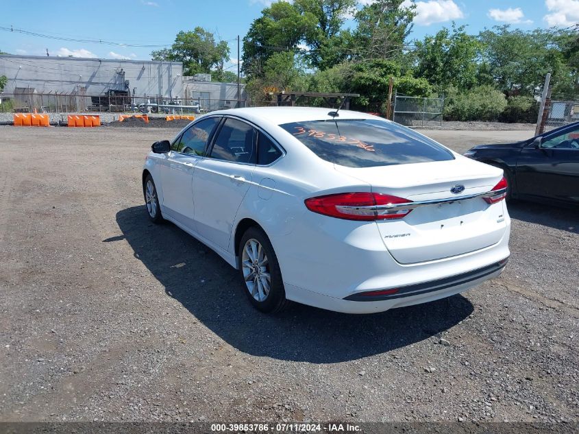 2017 FORD FUSION SE - 3FA6P0HD7HR114317