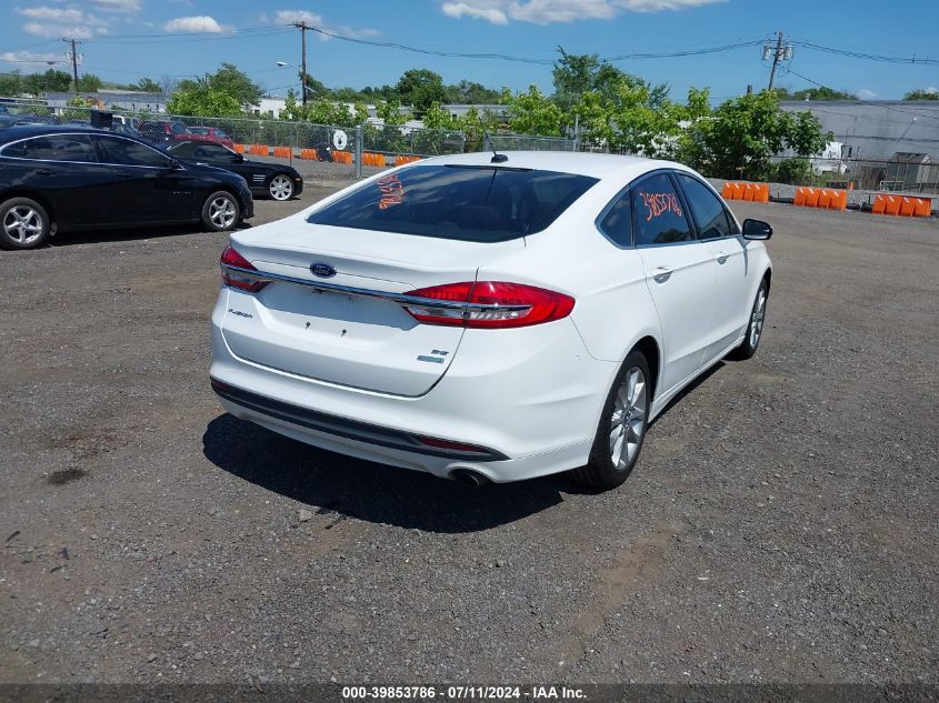 2017 FORD FUSION SE - 3FA6P0HD7HR114317