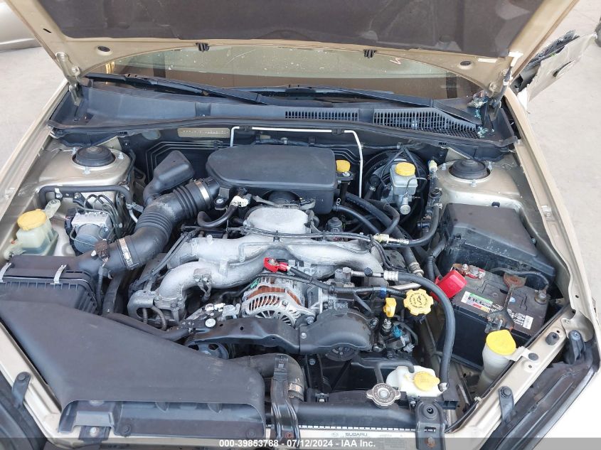 2008 Subaru Legacy 2.5I VIN: 4S3BL616186202120 Lot: 39853788