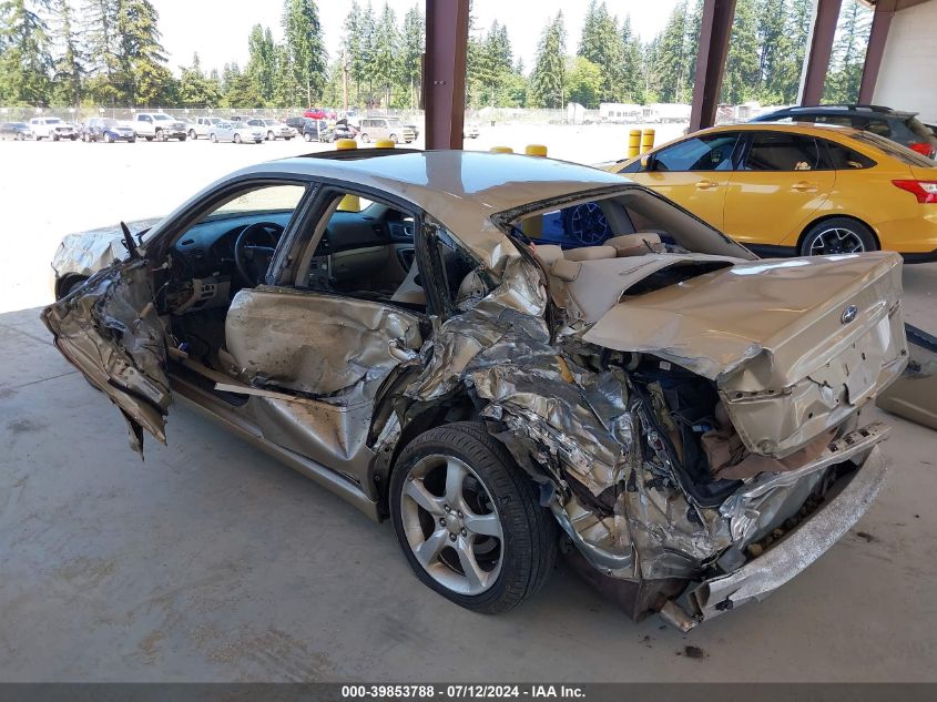 2008 Subaru Legacy 2.5I VIN: 4S3BL616186202120 Lot: 39853788