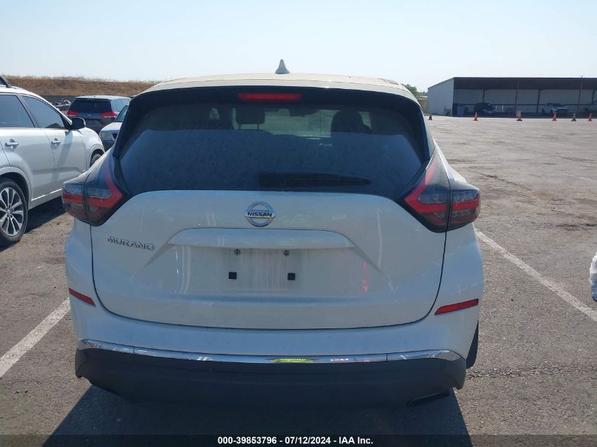 2020 Nissan Murano S Fwd VIN: 5N1AZ2AJ6LN145575 Lot: 39853796