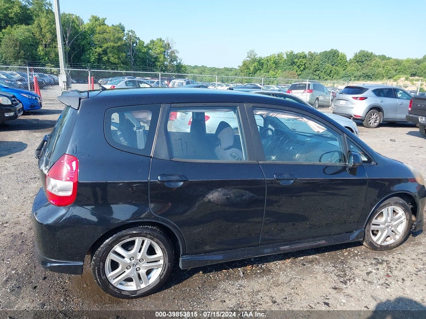2008 Honda Fit Sport VIN: JHMGD38608S002519 Lot: 39853815