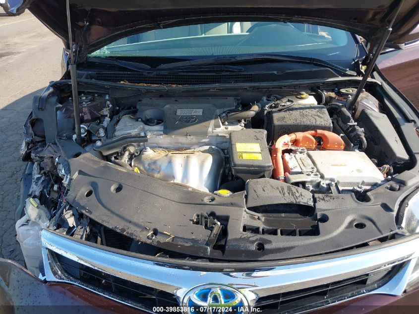 2013 Toyota Avalon Hybrid Limited VIN: 4T1BD1EBXDU015368 Lot: 39853816