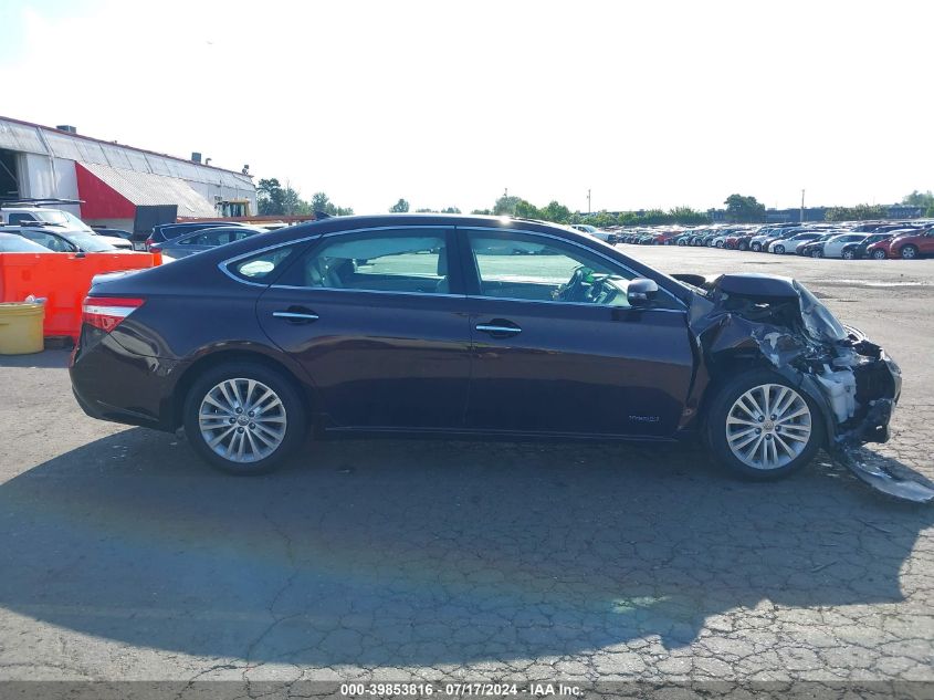 2013 Toyota Avalon Hybrid Limited VIN: 4T1BD1EBXDU015368 Lot: 39853816
