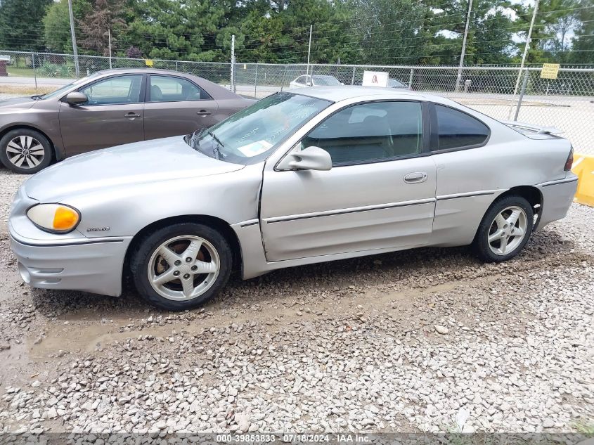 2000 Pontiac Grand Am Gt VIN: 1G2NW12E5YM827651 Lot: 39853833