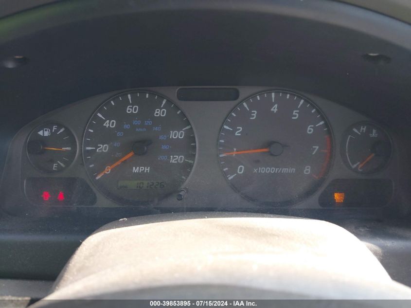 2002 Nissan Sentra Gxe VIN: 3N1CB51D02L619387 Lot: 39853895