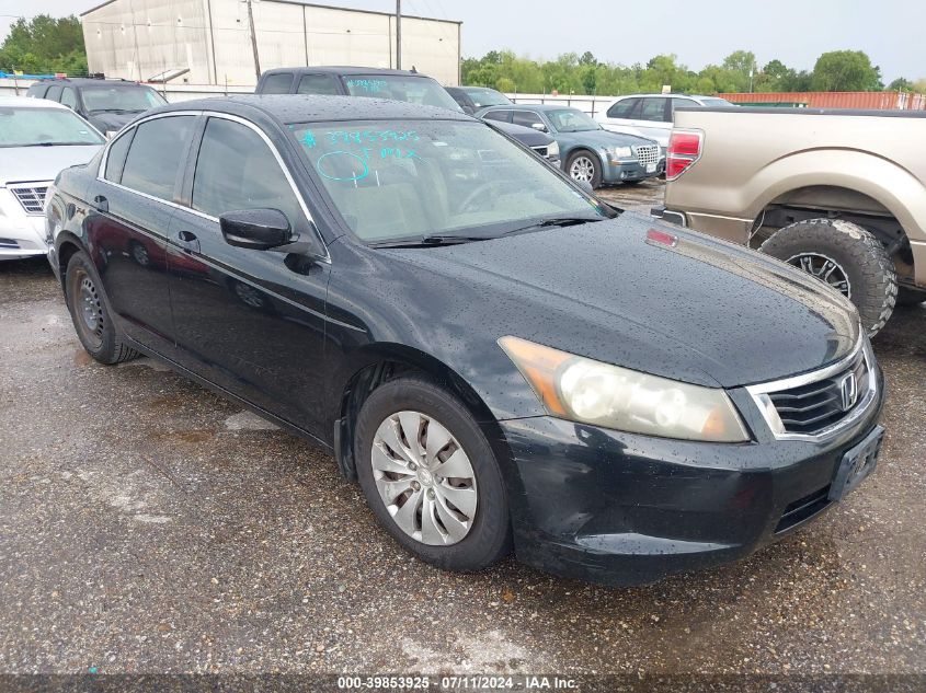 2008 Honda Accord 2.4 Lx VIN: JHMCP26358C025538 Lot: 39853925