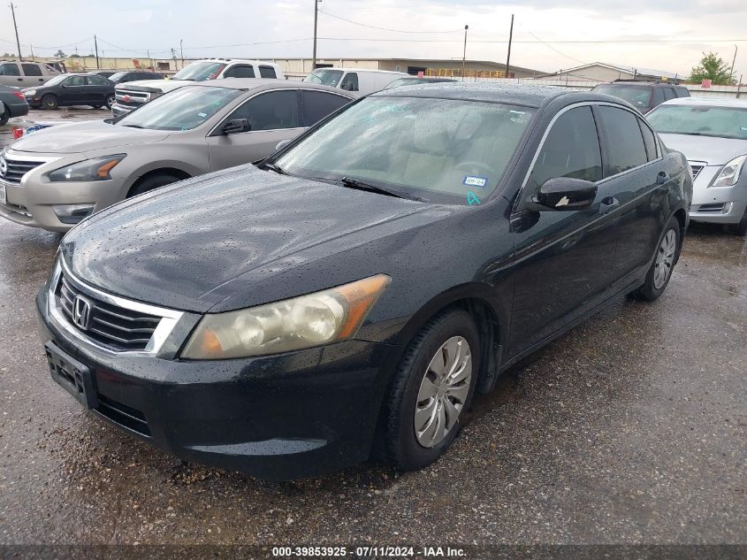 2008 Honda Accord 2.4 Lx VIN: JHMCP26358C025538 Lot: 39853925