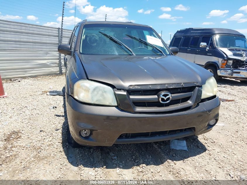 2006 Mazda Tribute S VIN: 4F2YZ06136KM17327 Lot: 39853926