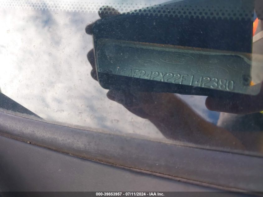 2002 Ford Mustang Gt VIN: 1FAFP42X22F142380 Lot: 39853957