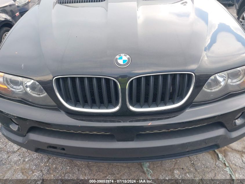 2006 BMW X5 3.0I VIN: 5UXFA13516LY43439 Lot: 39853974