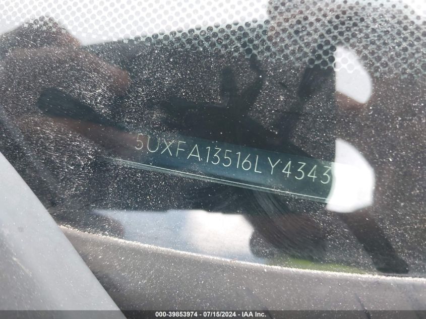 2006 BMW X5 3.0I VIN: 5UXFA13516LY43439 Lot: 39853974