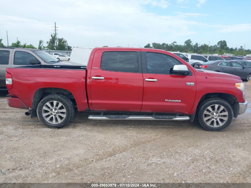 2016 Toyota Tundra Limited 5.7L V8 VIN: 5TFFW5F16GX207421 Lot: 39853979