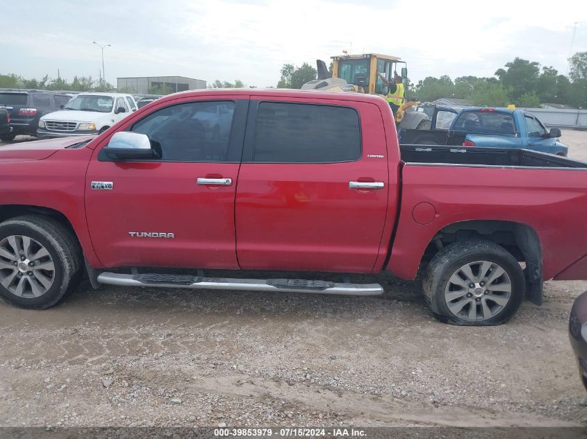 2016 Toyota Tundra Limited 5.7L V8 VIN: 5TFFW5F16GX207421 Lot: 39853979