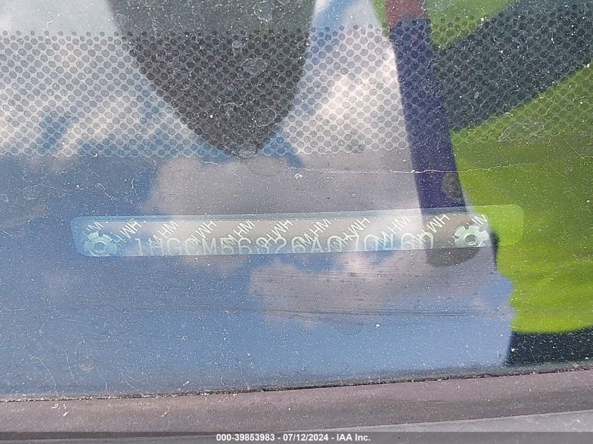 2006 Honda Accord 2.4 Se VIN: 1HGCM56326A070460 Lot: 39853983