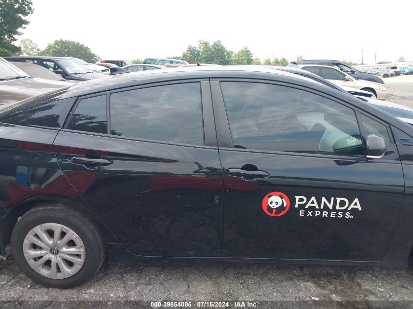 2019 Toyota Prius Le VIN: JTDKARFU9K3100040 Lot: 39854005