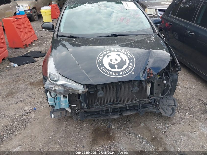 2019 Toyota Prius Le VIN: JTDKARFU9K3100040 Lot: 39854005