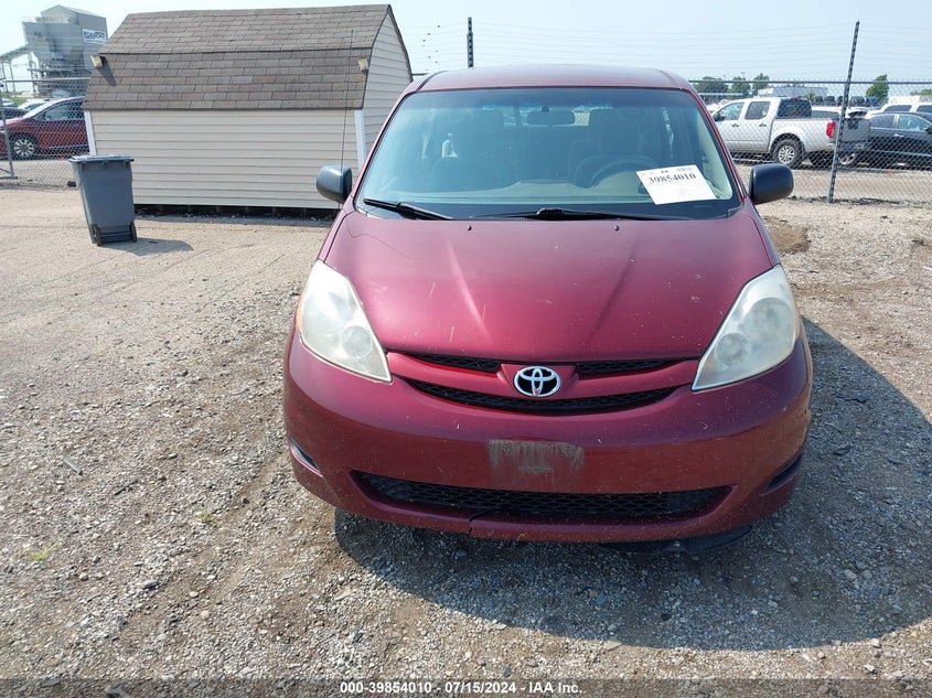 2008 Toyota Sienna Ce VIN: 5TDZK23CX8S179644 Lot: 39854010