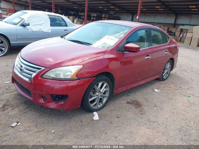 2013 Nissan Sentra Sr VIN: 3N1AB7AP8DL764306 Lot: 39854017