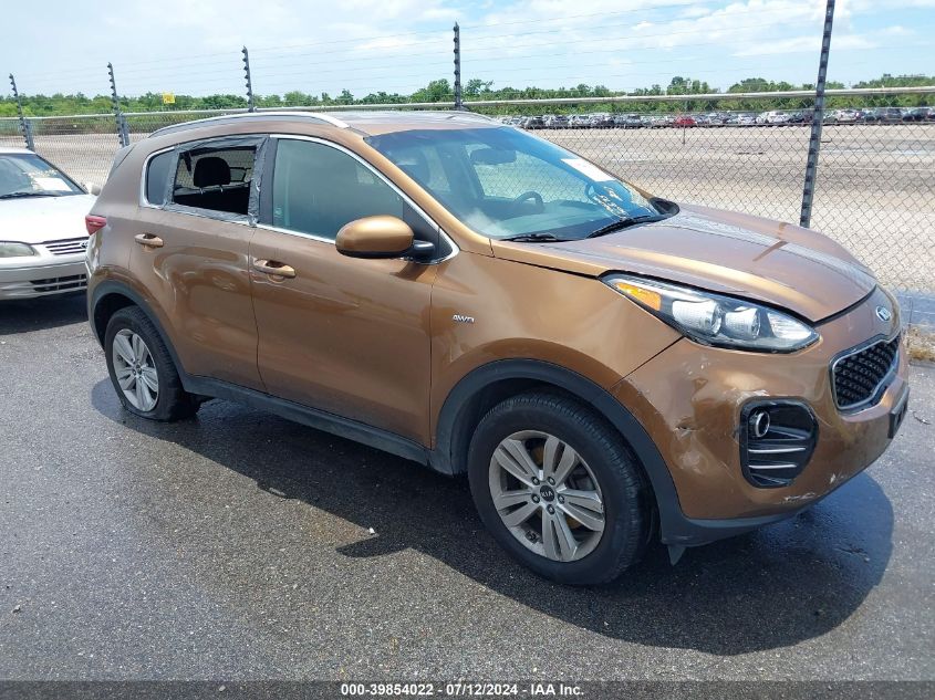 2017 Kia Sportage Lx VIN: KNDPMCAC0H7285945 Lot: 39854022