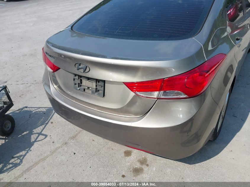 2013 Hyundai Elantra Gls VIN: 5NPDH4AEXDH439789 Lot: 39854033