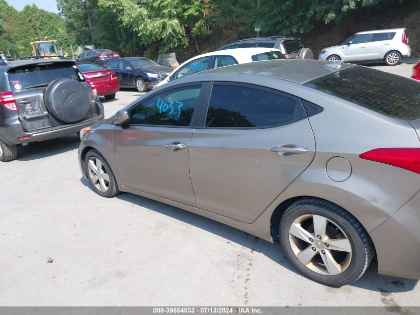 2013 Hyundai Elantra Gls VIN: 5NPDH4AEXDH439789 Lot: 39854033