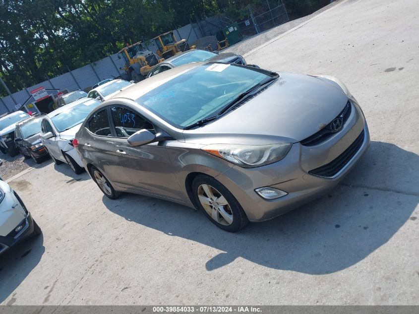 2013 Hyundai Elantra Gls VIN: 5NPDH4AEXDH439789 Lot: 39854033