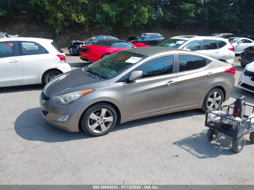 2013 Hyundai Elantra Gls VIN: 5NPDH4AEXDH439789 Lot: 39854033