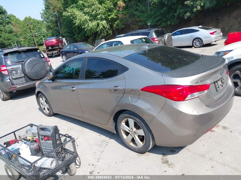 2013 Hyundai Elantra Gls VIN: 5NPDH4AEXDH439789 Lot: 39854033