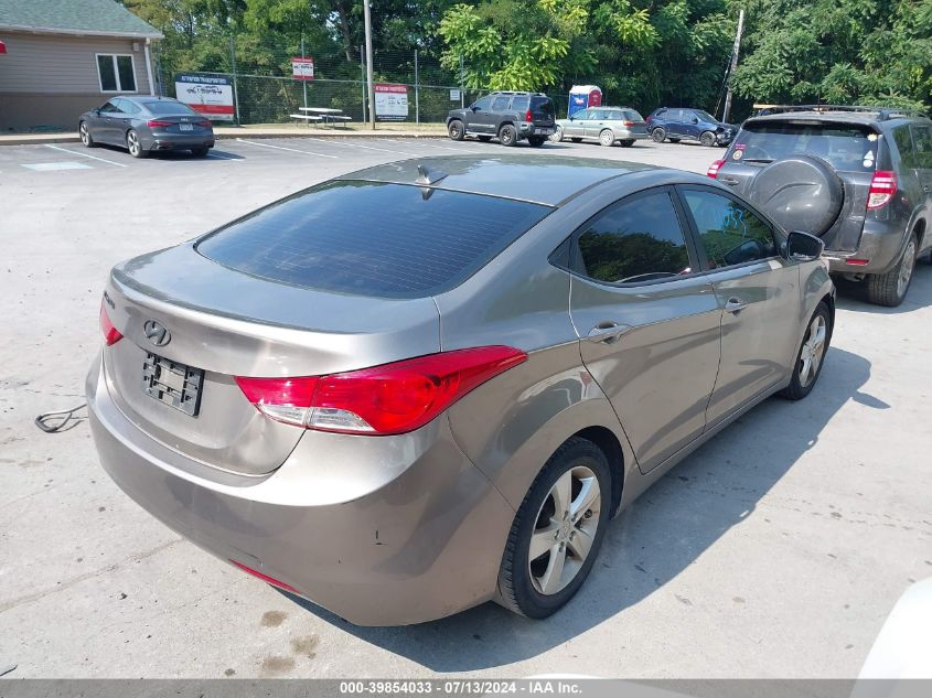 2013 Hyundai Elantra Gls VIN: 5NPDH4AEXDH439789 Lot: 39854033