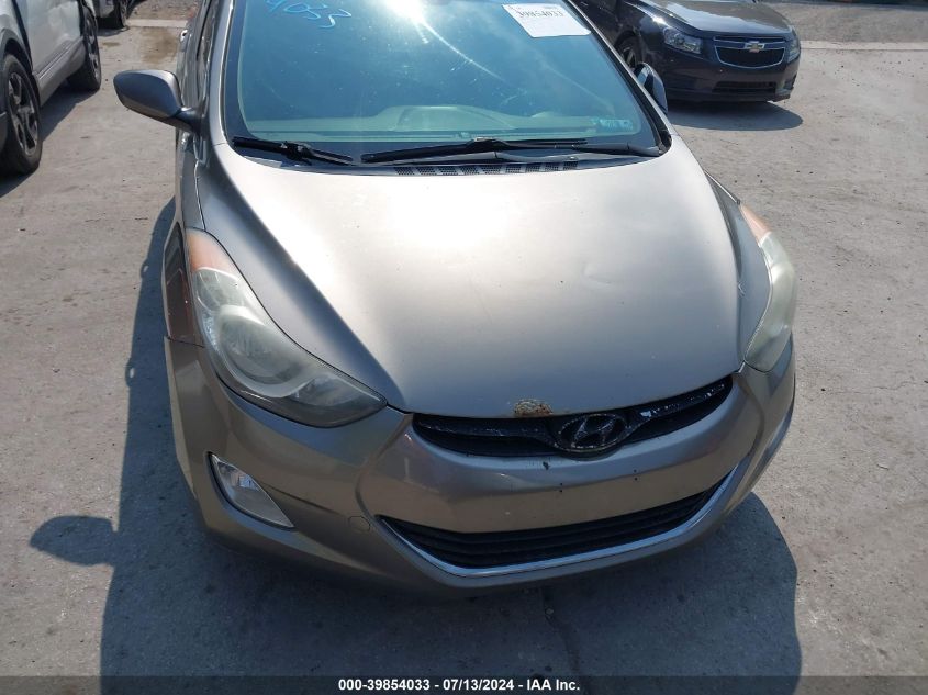 2013 Hyundai Elantra Gls VIN: 5NPDH4AEXDH439789 Lot: 39854033