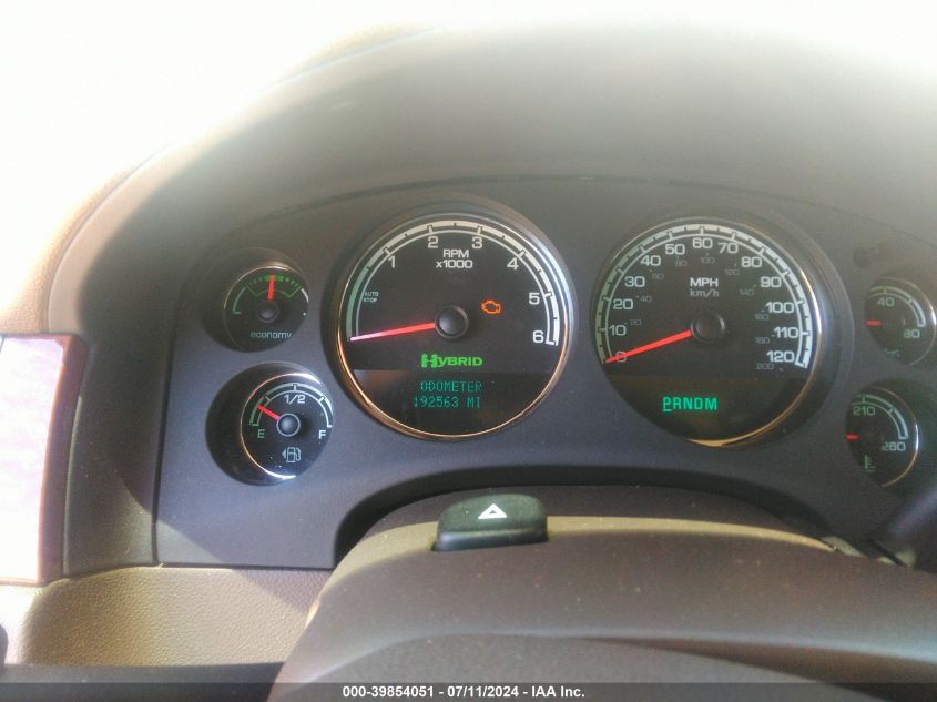 2008 GMC Yukon Hybrid VIN: 1GKFC13568R217658 Lot: 39854051